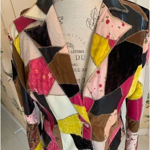 Versace Coat Patchwork